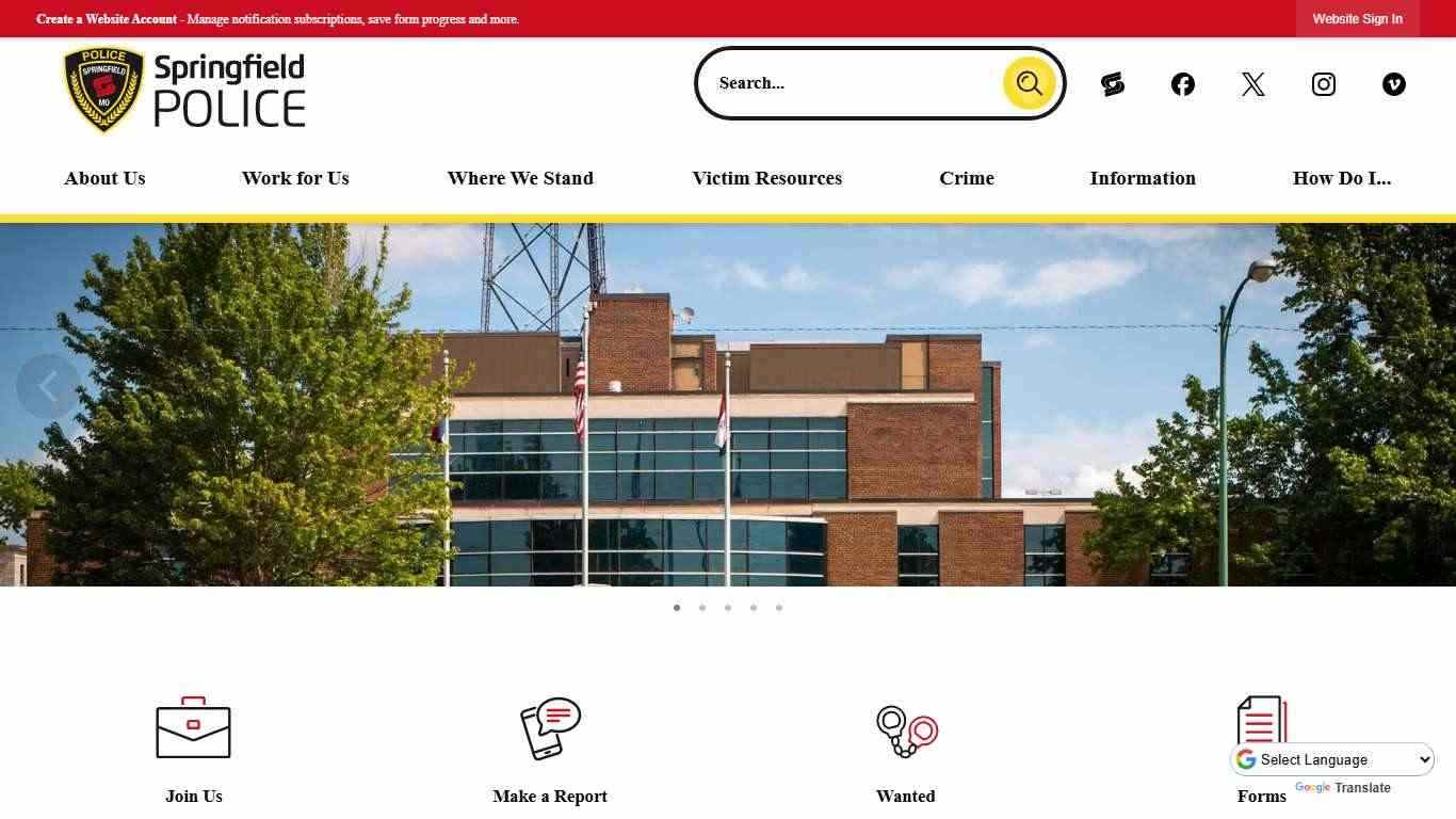 Police | Springfield, MO - Official Website